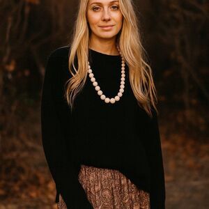 Zara Crew Neck Knit Sweater Large